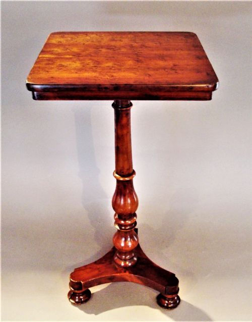 REGENCY YEW WOOD WINE TABLE OR OCCASIONAL TABLE - ADDITIONAL PHOTO 1
