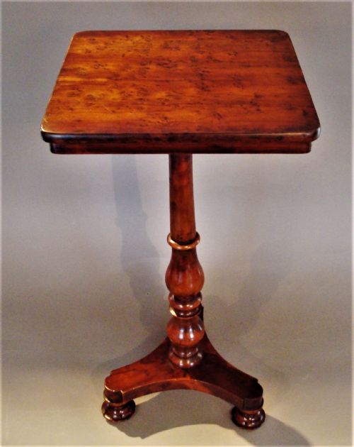 REGENCY YEW WOOD WINE TABLE OR OCCASIONAL TABLE - ADDITIONAL PHOTO 2