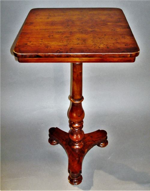 REGENCY YEW WOOD WINE TABLE OR OCCASIONAL TABLE - ADDITIONAL PHOTO 3