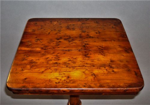 REGENCY YEW WOOD WINE TABLE OR OCCASIONAL TABLE - ADDITIONAL PHOTO 5