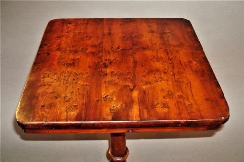 REGENCY YEW WOOD WINE TABLE OR OCCASIONAL TABLE - ADDITIONAL PHOTO 6