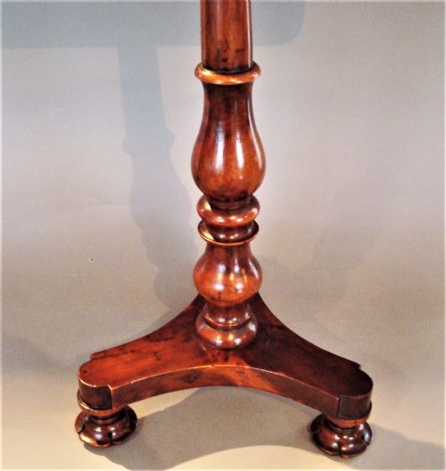 REGENCY YEW WOOD WINE TABLE OR OCCASIONAL TABLE - ADDITIONAL PHOTO 8