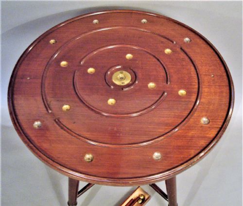 C19TH MAHOGANY GOLF GAME TABLE - ADDITIONAL PHOTO 1