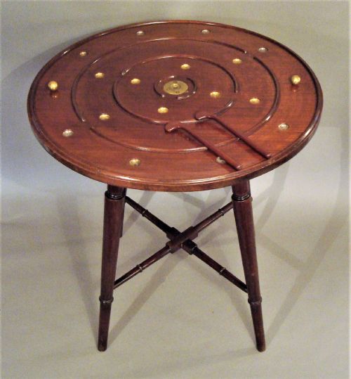 C19TH MAHOGANY GOLF GAME TABLE - ADDITIONAL PHOTO 2