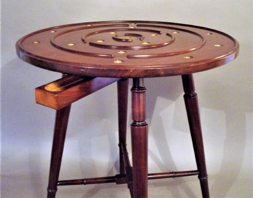 C19TH MAHOGANY GOLF GAME TABLE - ADDITIONAL PHOTO 4