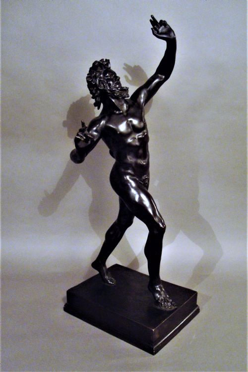 C19th Grand Tour Bronze Sculpture of the Dancing Faun