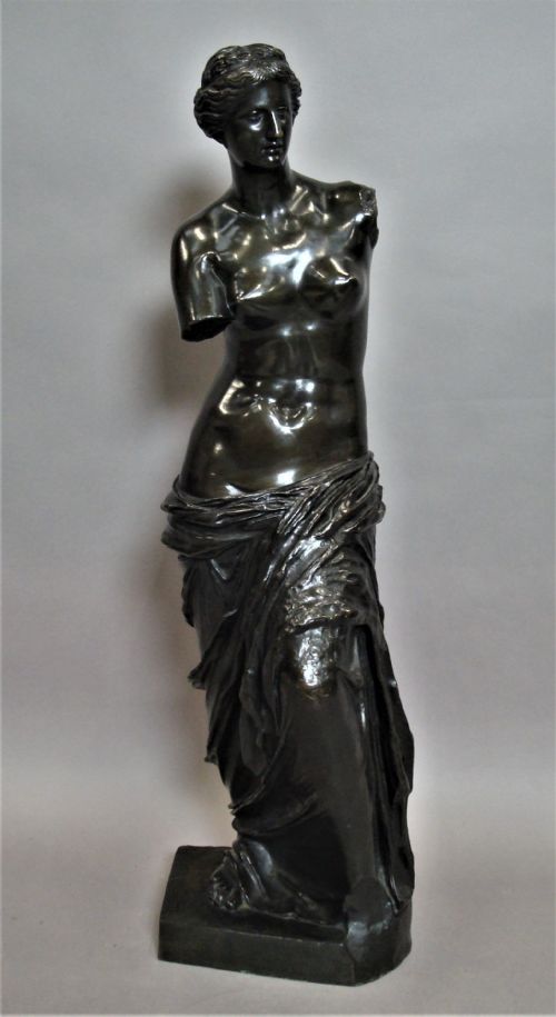 C19TH LARGE BRONZE GRAND TOUR SCULPTURE OF VENUS DE MILO - ADDITIONAL PHOTO 3