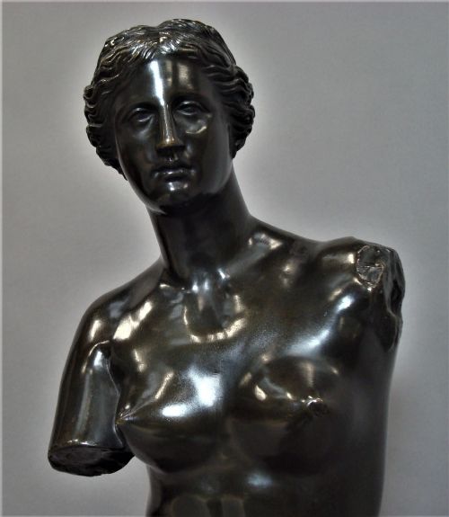 C19TH LARGE BRONZE GRAND TOUR SCULPTURE OF VENUS DE MILO - ADDITIONAL PHOTO 12