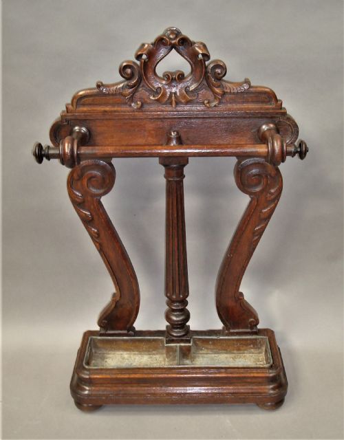 REGENCY OAK STICK STAND UMBRELLA STAND - ADDITIONAL PHOTO 1