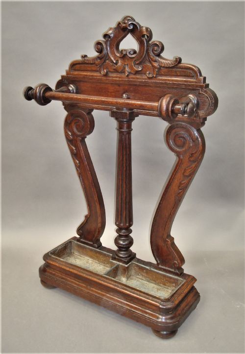 REGENCY OAK STICK STAND UMBRELLA STAND - ADDITIONAL PHOTO 3