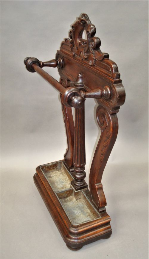 REGENCY OAK STICK STAND UMBRELLA STAND - ADDITIONAL PHOTO 5