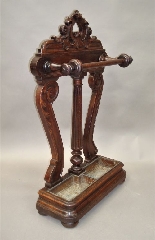 REGENCY OAK STICK STAND UMBRELLA STAND - ADDITIONAL PHOTO 6