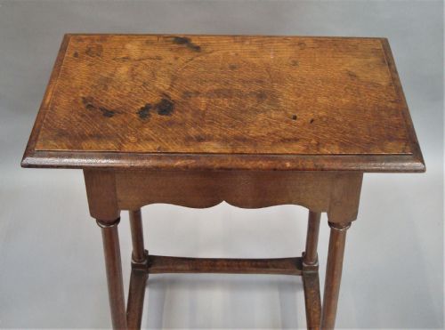 C19TH PAIR OF OAK TABLES STANDS - ADDITIONAL PHOTO 3