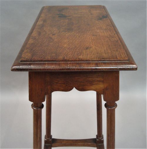 C19TH PAIR OF OAK TABLES STANDS - ADDITIONAL PHOTO 5