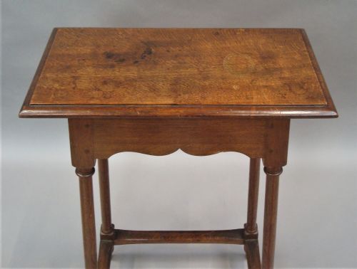 C19TH PAIR OF OAK TABLES STANDS - ADDITIONAL PHOTO 6