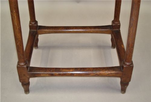 C19TH PAIR OF OAK TABLES STANDS - ADDITIONAL PHOTO 14