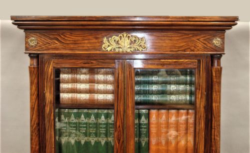 fig 1. Regency Painted Bookcase of small proportions