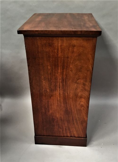 REGENCY MAHOGANY SECRETAIRE CHEST OF DRAWERS - ADDITIONAL PHOTO 11