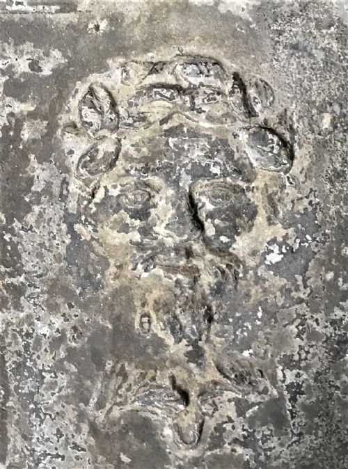 GEORGIAN LEAD CISTERN PANEL DATED 1765 AND OF MARINE INTEREST - ADDITIONAL PHOTO 7