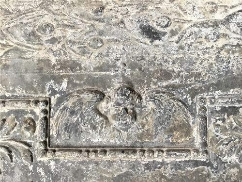 GEORGIAN LEAD CISTERN PANEL DATED 1765 AND OF MARINE INTEREST - ADDITIONAL PHOTO 11