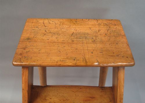 C19TH ENGLISH SET OF FRUITWOOD LIBRARY STEPS - ADDITIONAL PHOTO 13