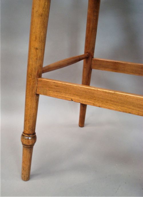 C19TH ENGLISH SET OF FRUITWOOD LIBRARY STEPS - ADDITIONAL PHOTO 15