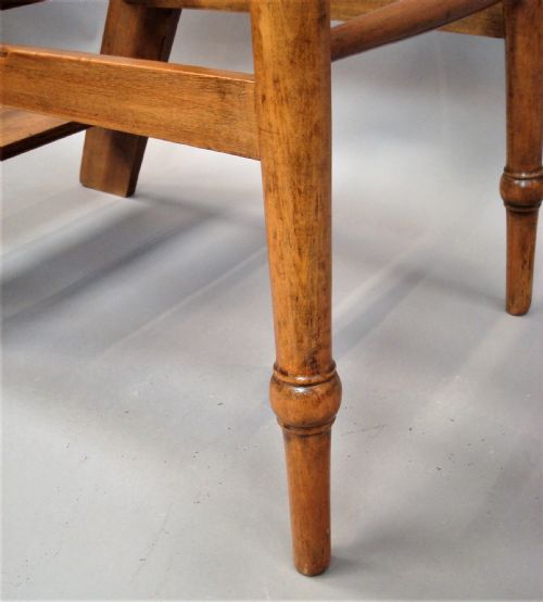 C19TH ENGLISH SET OF FRUITWOOD LIBRARY STEPS - ADDITIONAL PHOTO 17