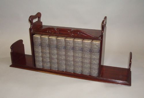 REGENCY MAHOGANY BOOK CARRIER BOOK STAND - ADDITIONAL PHOTO 2