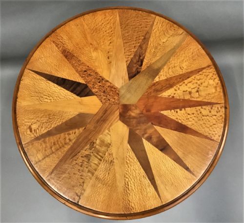 C19TH NEW ZEALAND SPECIMEN WOOD TABLE IN THE MANNER OF ANTON SEUFFERT WILLIAM NORRIE - ADDITIONAL PHOTO 1