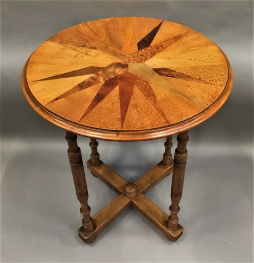 C19TH NEW ZEALAND SPECIMEN WOOD TABLE IN THE MANNER OF ANTON SEUFFERT WILLIAM NORRIE - ADDITIONAL PHOTO 3