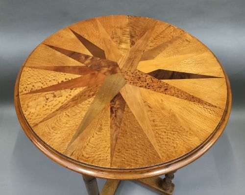 C19TH NEW ZEALAND SPECIMEN WOOD TABLE IN THE MANNER OF ANTON SEUFFERT WILLIAM NORRIE - ADDITIONAL PHOTO 6