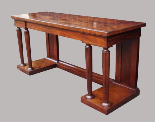 Regency Mahogany Neoclassical Side Table / Serving Table, in the Manner of Gillows
