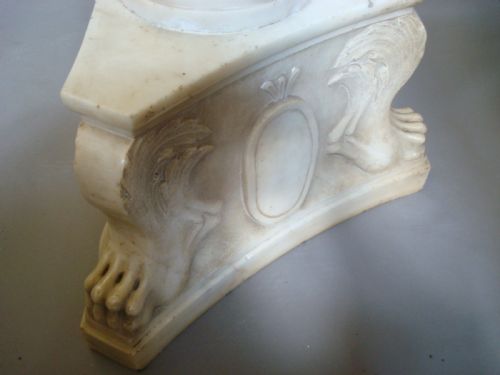 EARLY C19TH ITALIAN CARVED MARBLE TAZZA ON PEDESTAL - ADDITIONAL PHOTO 8