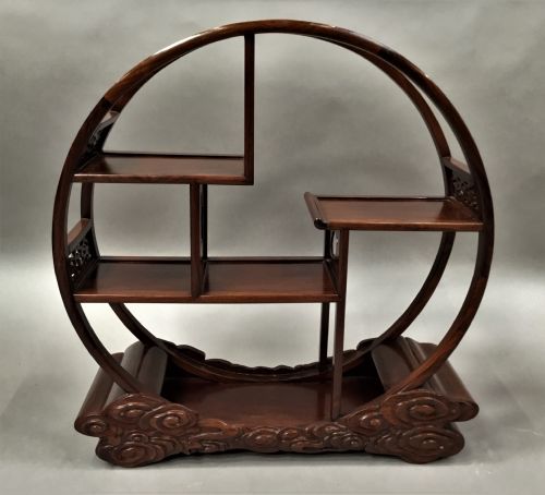 EARLY C20TH CHINESE HONGMU DISPLAY STAND - ADDITIONAL PHOTO 2