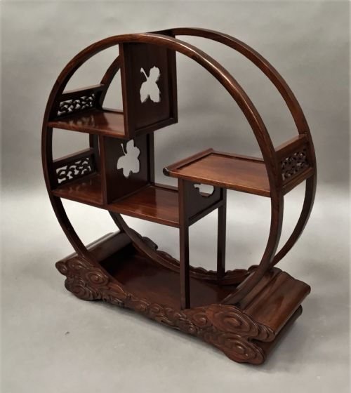 EARLY C20TH CHINESE HONGMU DISPLAY STAND - ADDITIONAL PHOTO 4