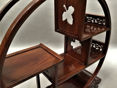 EARLY C20TH CHINESE HONGMU DISPLAY STAND - ADDITIONAL PHOTO 6