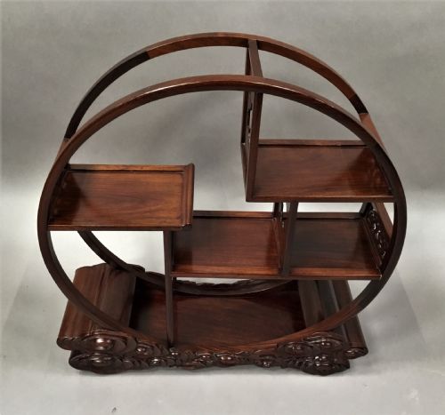 EARLY C20TH CHINESE HONGMU DISPLAY STAND - ADDITIONAL PHOTO 10