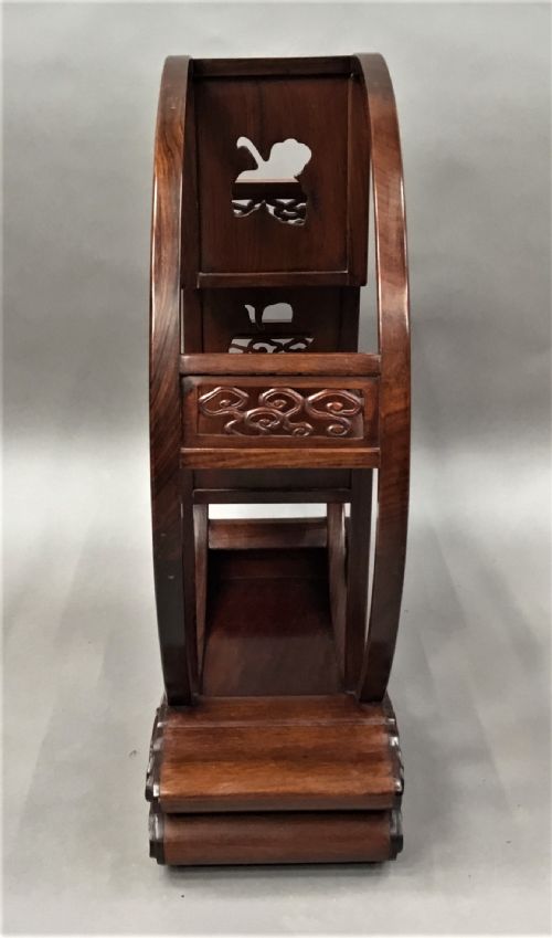 EARLY C20TH CHINESE HONGMU DISPLAY STAND - ADDITIONAL PHOTO 14