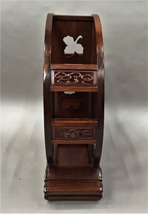 EARLY C20TH CHINESE HONGMU DISPLAY STAND - ADDITIONAL PHOTO 15