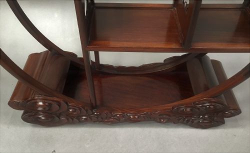 EARLY C20TH CHINESE HONGMU DISPLAY STAND - ADDITIONAL PHOTO 16