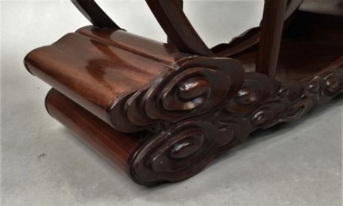 EARLY C20TH CHINESE HONGMU DISPLAY STAND - ADDITIONAL PHOTO 18