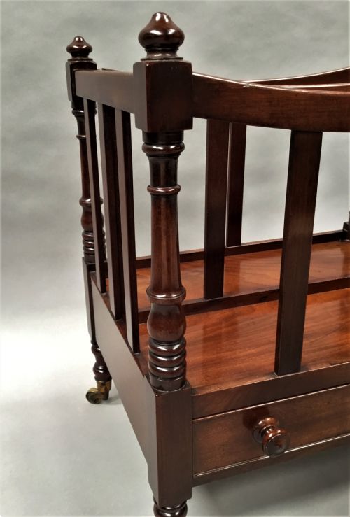 REGENCY MAHOGANY DISH TOP CANTERBURY - ADDITIONAL PHOTO 6