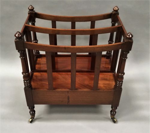 REGENCY MAHOGANY DISH TOP CANTERBURY - ADDITIONAL PHOTO 13