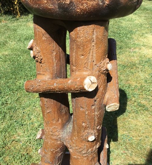 C19TH POTTERY NATURALISTIC PLANTER JARDINIERE - ADDITIONAL PHOTO 8