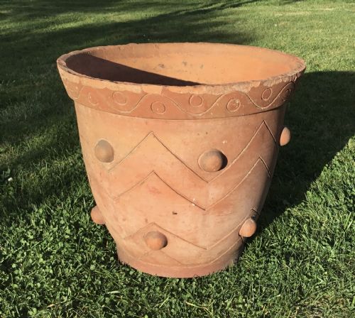 Early C20th Arts and Crafts Terracotta Pot / Jardiniere by Maple & Co London