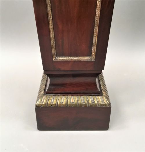 C19TH NEOCLASSICAL MAHOGANY PEDESTAL - ADDITIONAL PHOTO 4