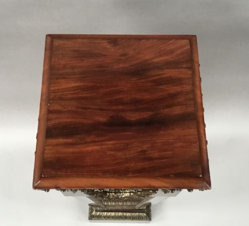 C19TH NEOCLASSICAL MAHOGANY PEDESTAL - ADDITIONAL PHOTO 9