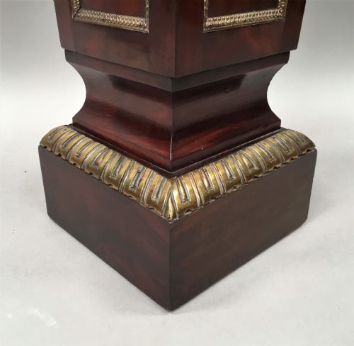 C19TH NEOCLASSICAL MAHOGANY PEDESTAL - ADDITIONAL PHOTO 13