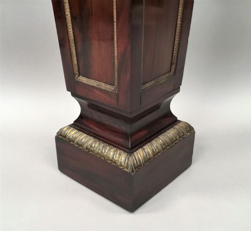 C19TH NEOCLASSICAL MAHOGANY PEDESTAL - ADDITIONAL PHOTO 14