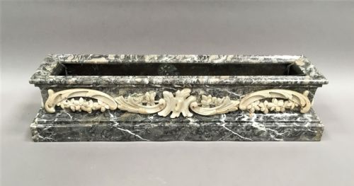 C19th Breccia Marble Jardiniere / Wine Cooler
